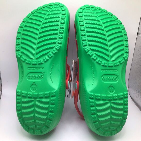 Crocs Disney Classic Christmas Clog 209363 3E8 Red Green Men\'s 11 EUR 45-46